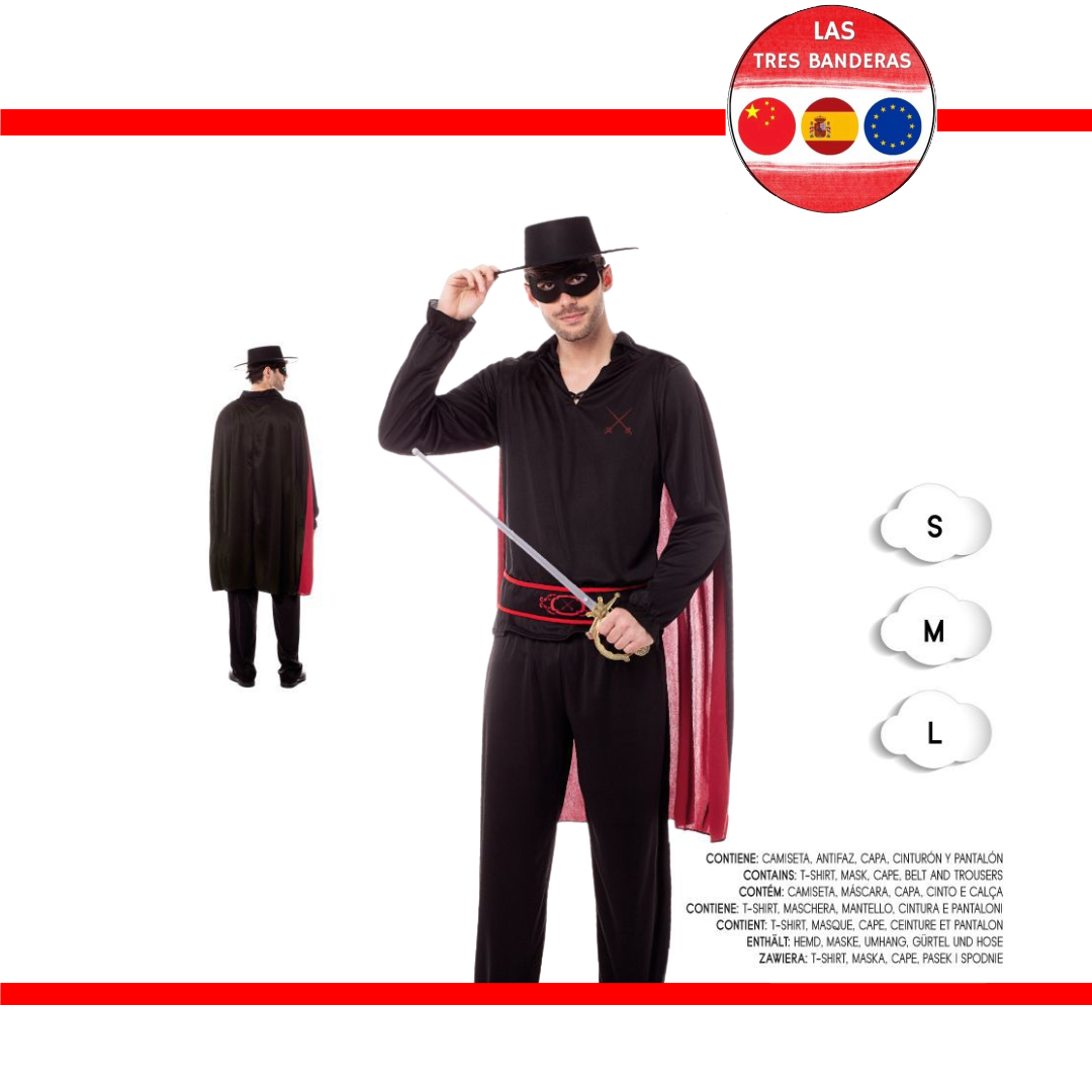 DISFRAZ BANDIDO Z S-M-L