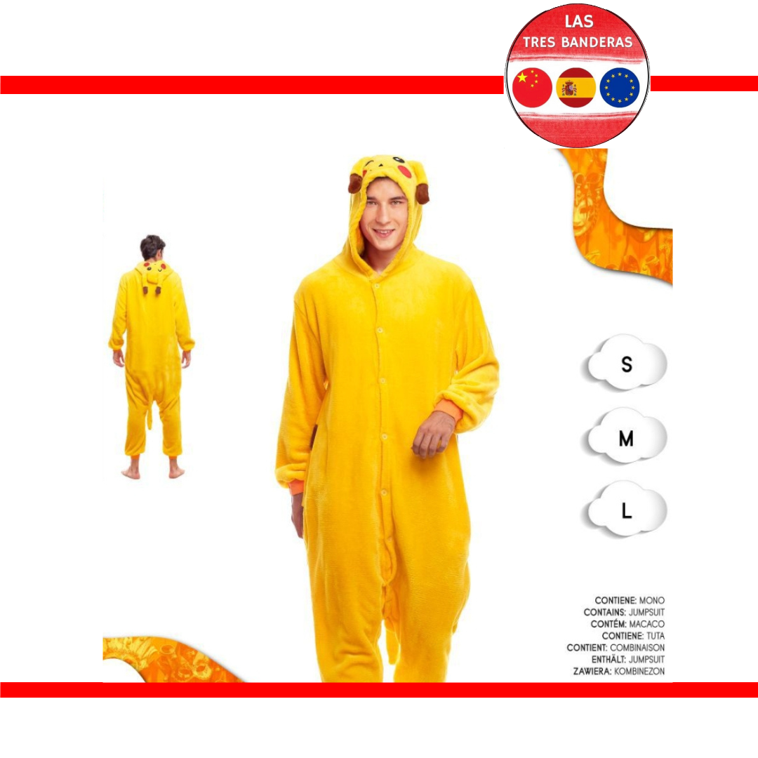 PIJAMA RATON ELECTRICO S-M