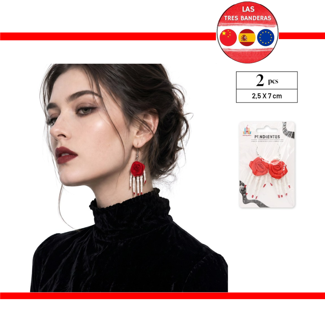 PENDIENTES BONES ROSES