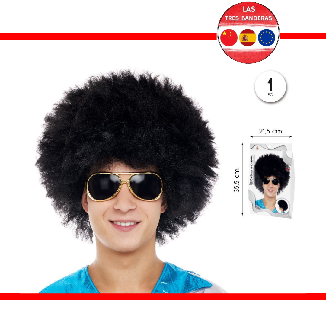 PELUCA AFRO NEGRO