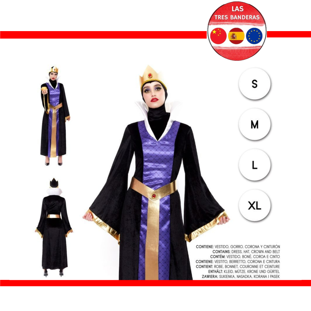 DISFRAZ REINA MALVADA M-L-XL