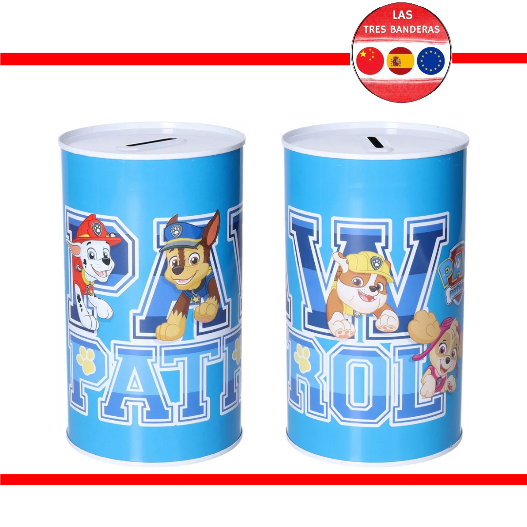 HUCHA METAL PAW PATROL BOY 10X17 CM