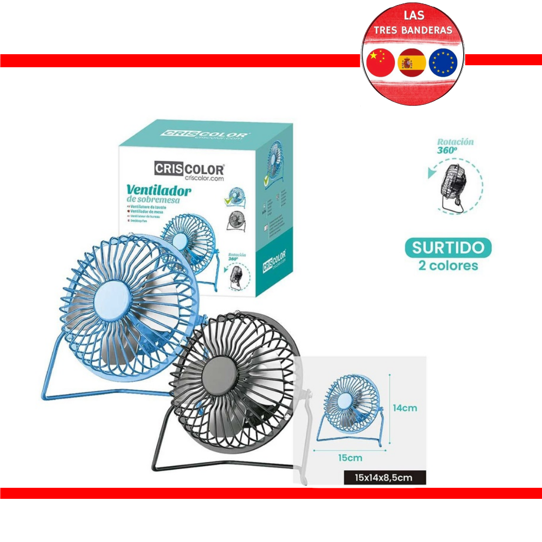 VENTILADOR SOBREMESA