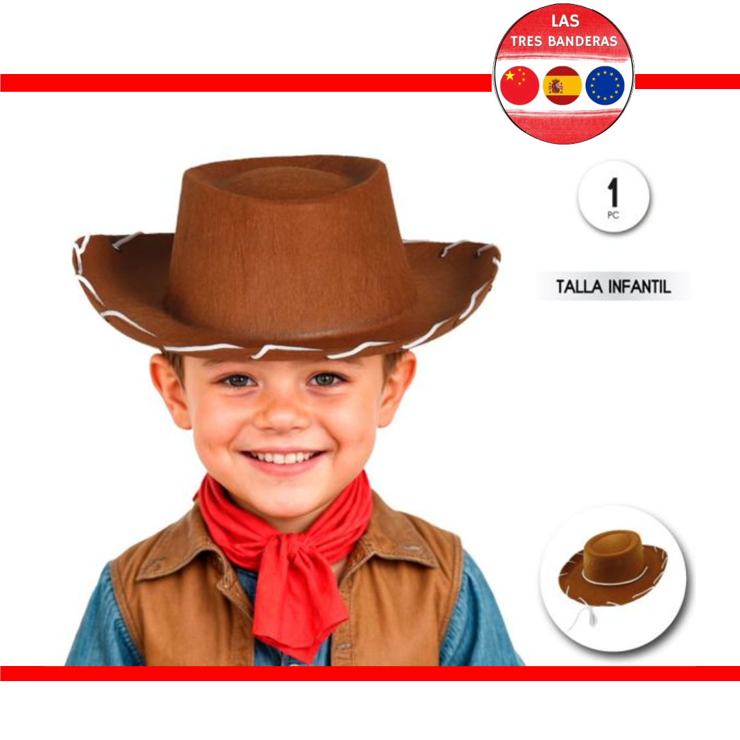 SOMBRERO VAQUERO INFANTIL
