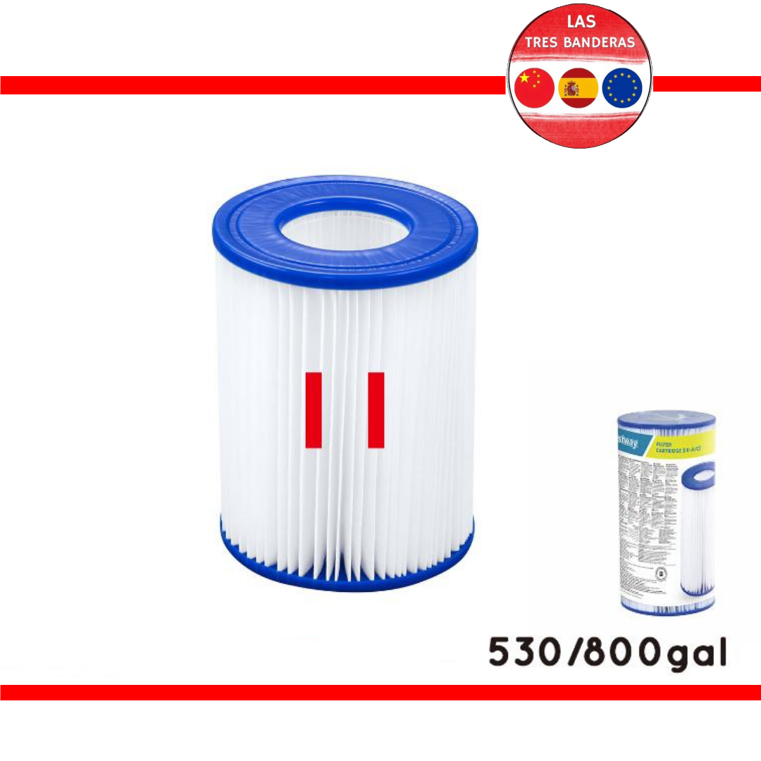 BESTWAY FILTRO CARTUCHO II 530/800GAL 2PCS