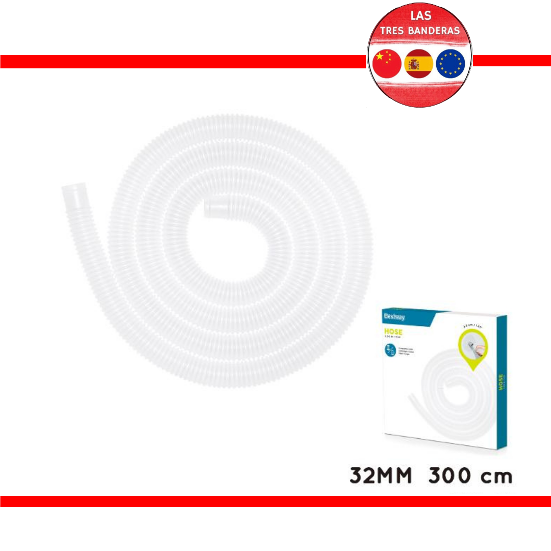 ACCESORIO MANGUERA ASPIRACION PISCINA 32MM 300CM