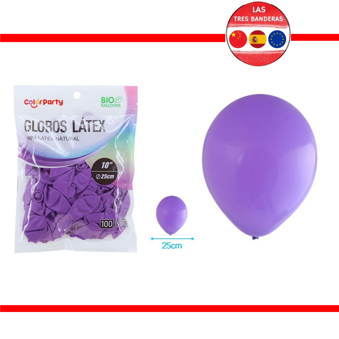 100 GLOBO LILA