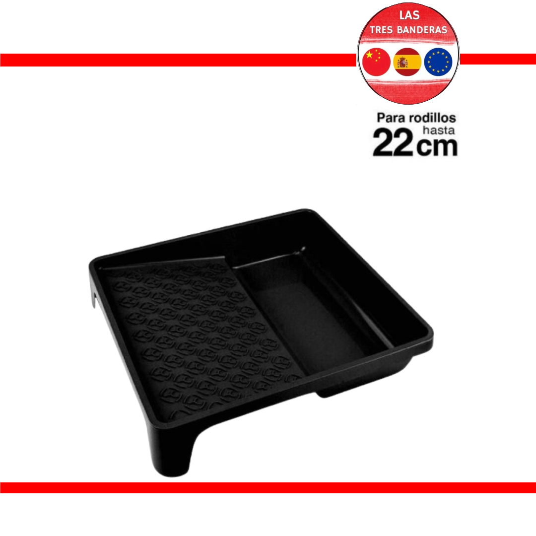 BANDEJA PINTOR 22CM NEGRO