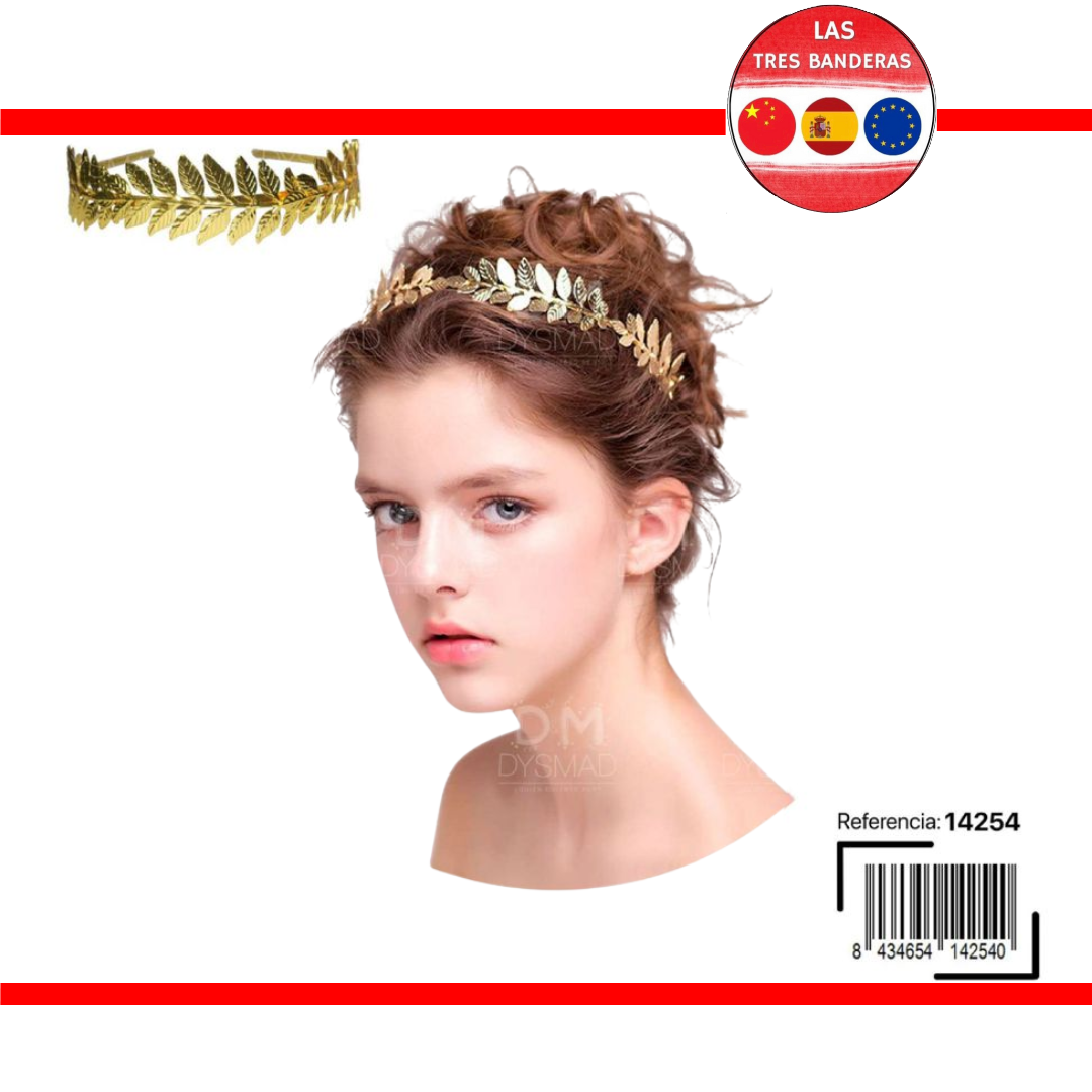 CORONA ROMANA METAL DORADO