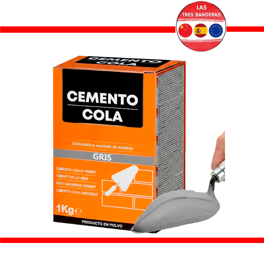 CEMENTO COLA GRIS 1KG
