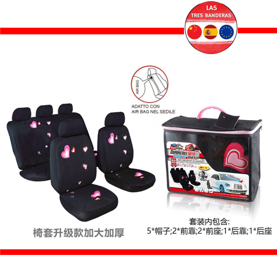 FUNDA ASIENTO RESPALDO 11PCS