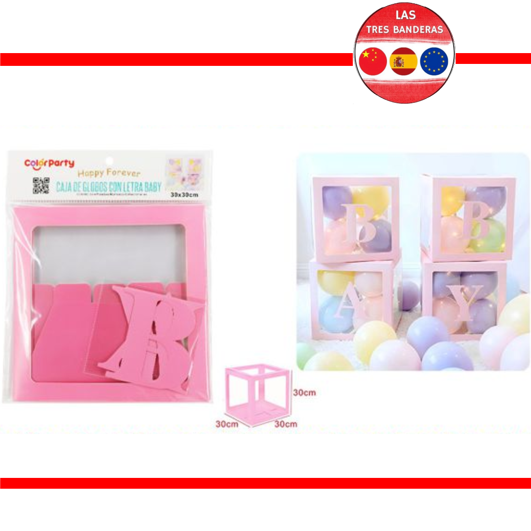 CAJA PARA GLOBOS BABY