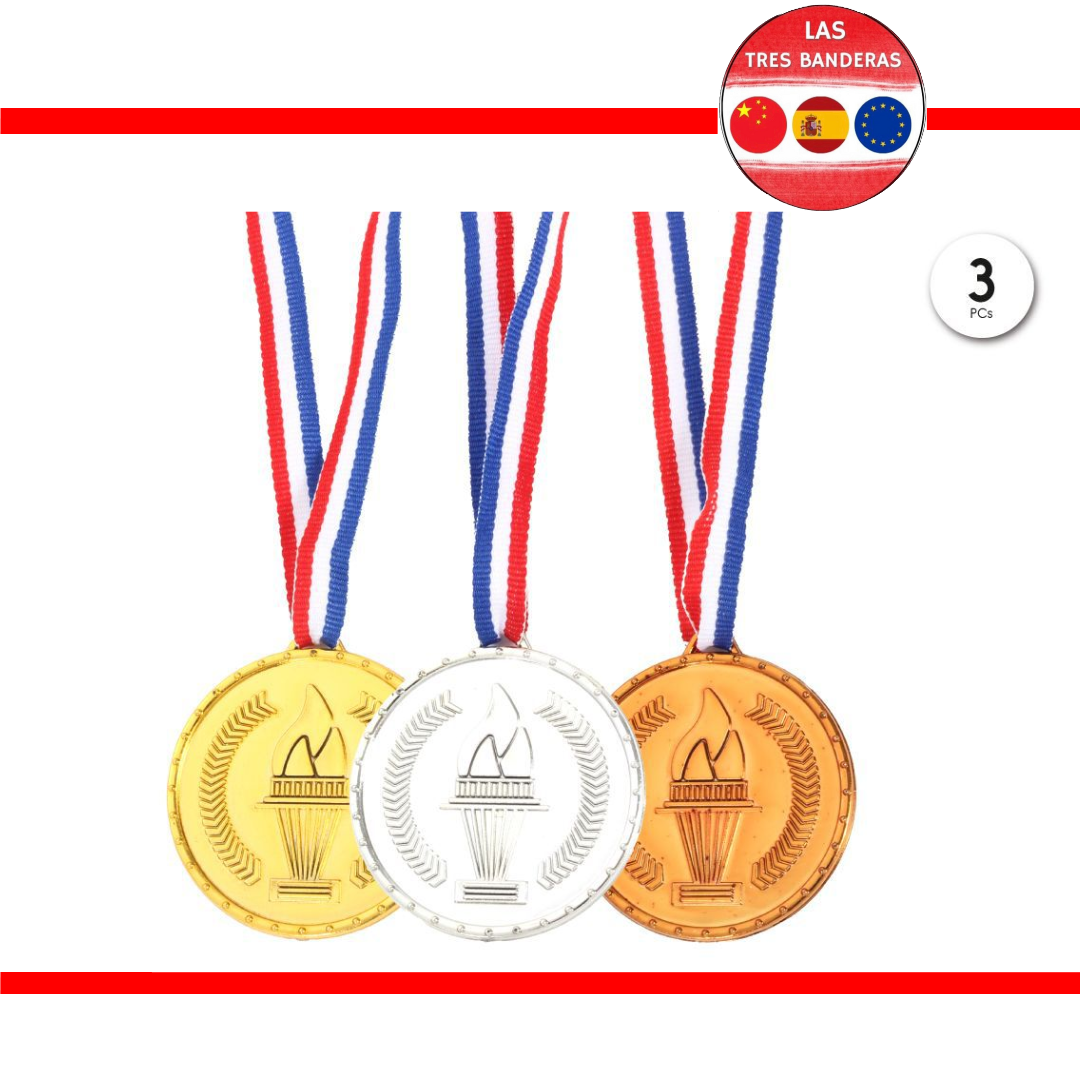 PACK 3 MEDALLAS