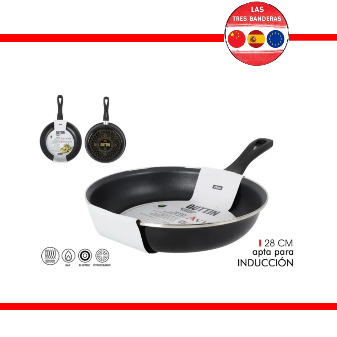 SARTEN8CM ESMALTADA.QUTTIN AVIN