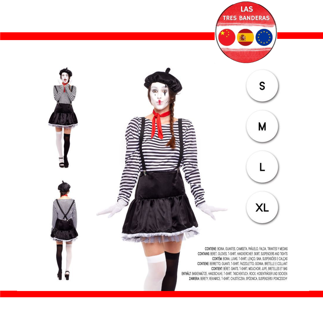 DISFRAZ MIMO MUJER S-M-L