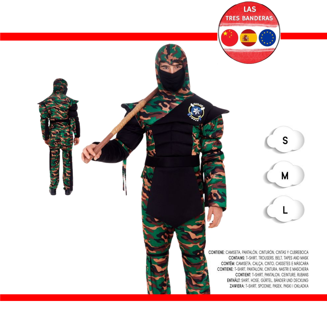 DISFRAZ NINJA COMANDO