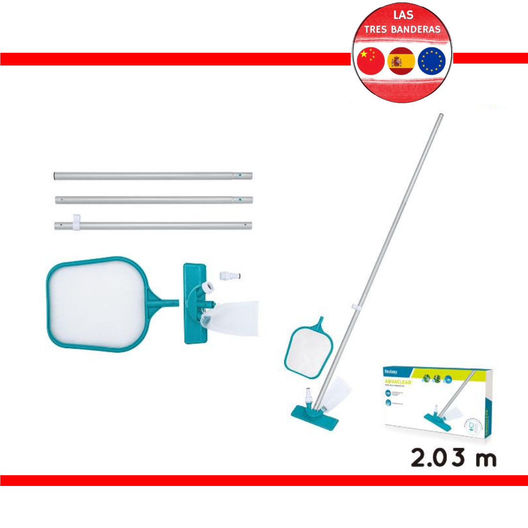 CONJUNTO LIMPIAR PISCINAS 203CM