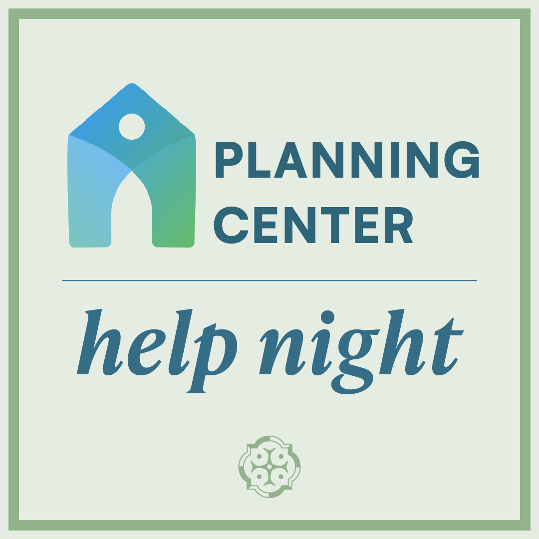 Planning Center Help Night