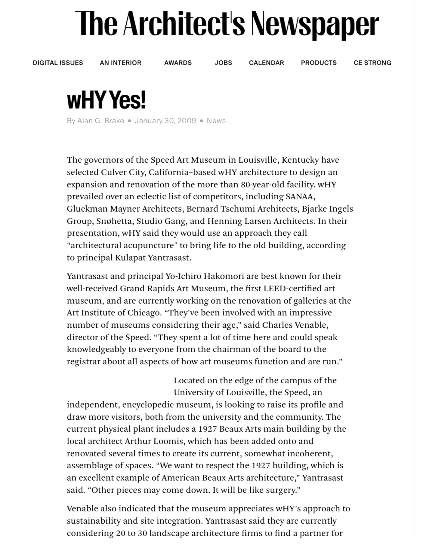 architects newspaper