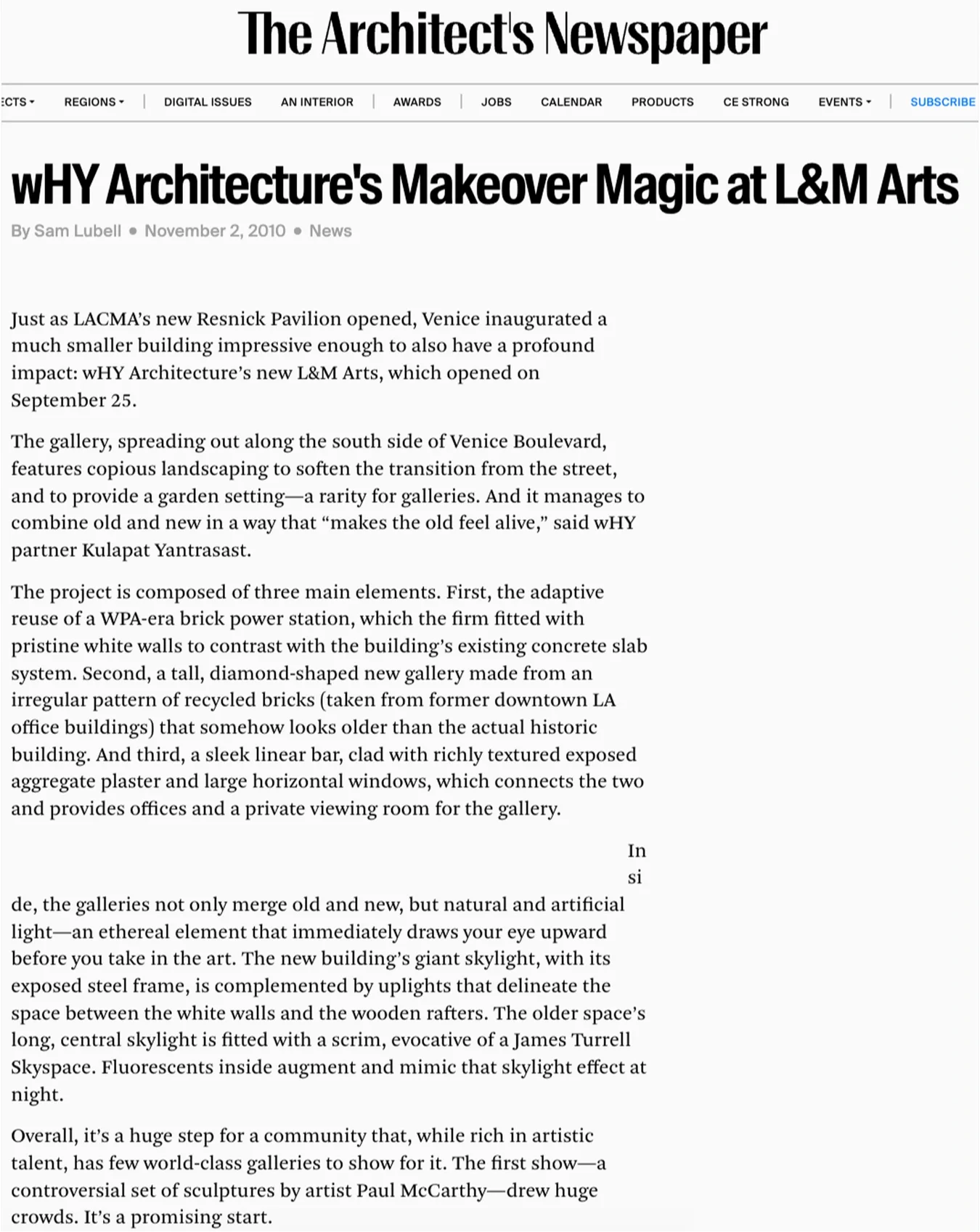 the architects newspaper