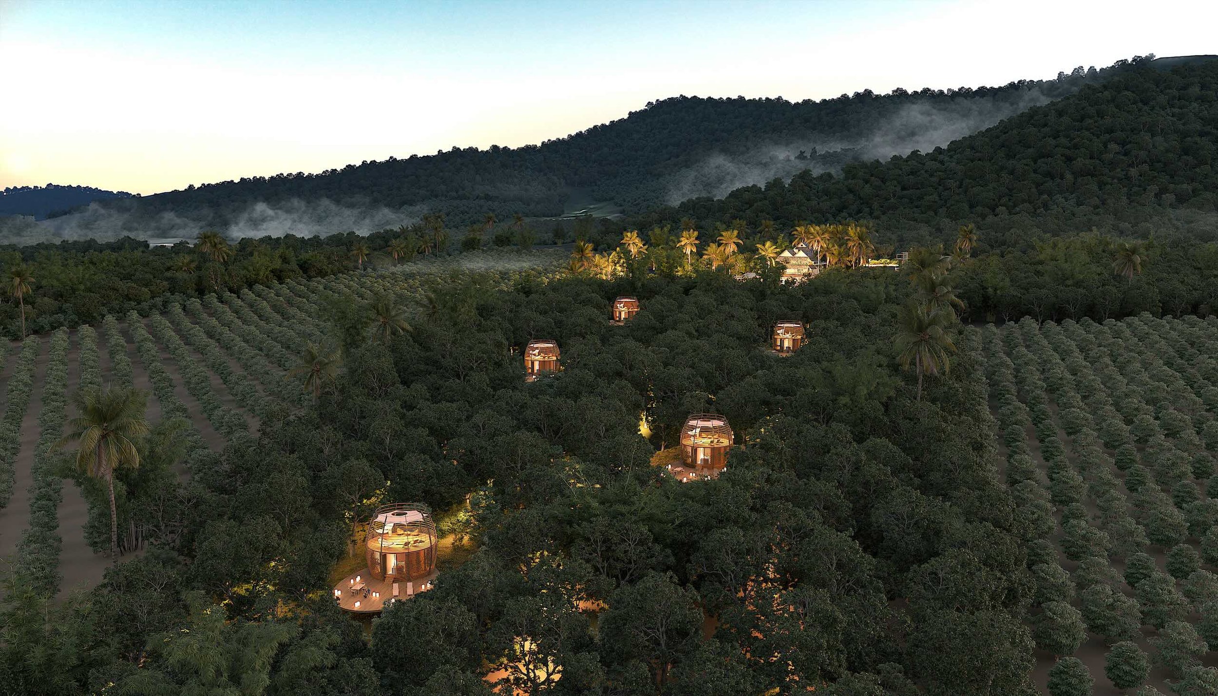 CAMBODIA REMOTE HIDEOUT HUTS