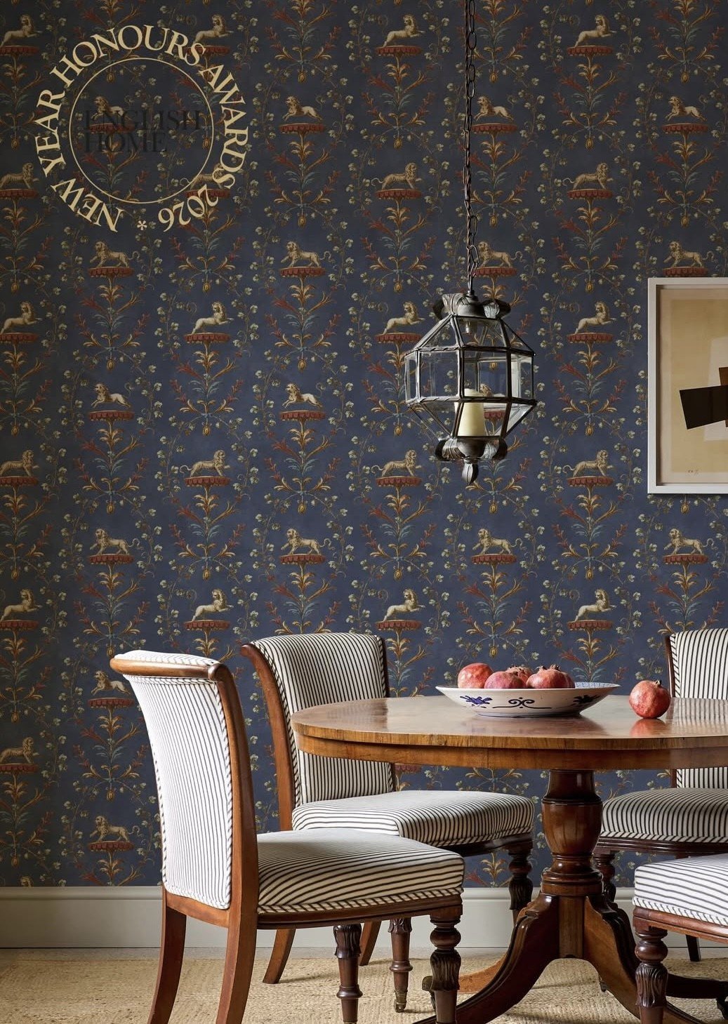 Introducing Fiori e Leoni ~ a wallpaper collection designed by Zardi &amp; Zardi in collaboration with Sir John Soane’s Museum
