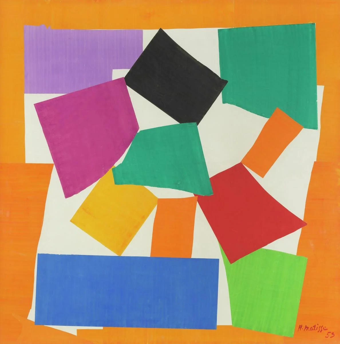 History of Art & Collage Workshop 'Matisse Cut-Outs' Wednesday 9th December 4 - 6pm at The Painswick Centre