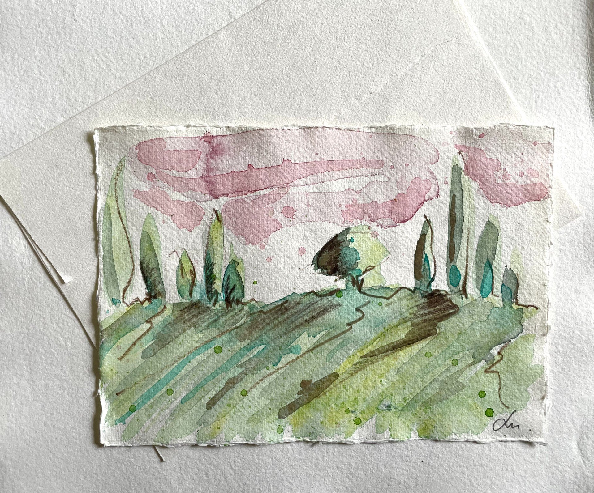 Tuscan hillside