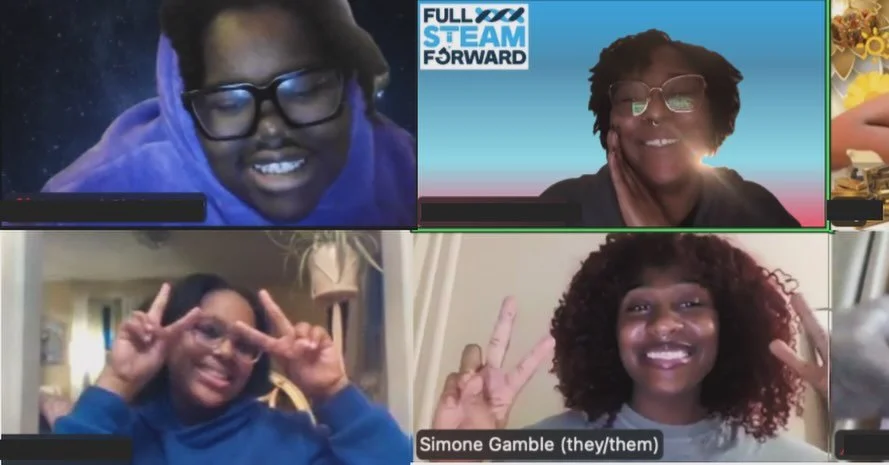 This month, I had the pleasure of working with middle school students from @full.steam.forward to hold a processing space about the world at large. I met with their brilliant young leaders and asked them what social issues were top of mind for them. 