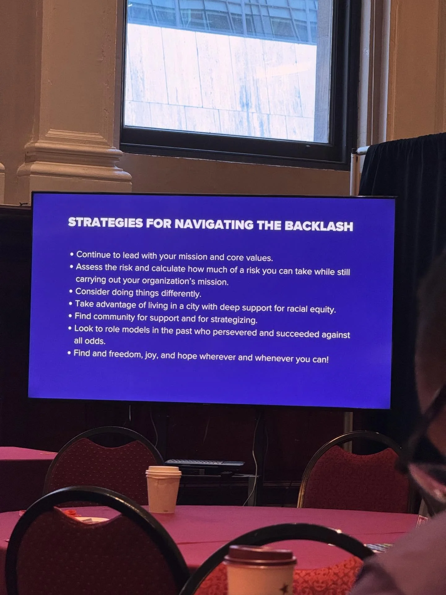 OAAARS 2025: Quarter 4-Finally, for the last quarter we reflect on the realities of this year. It has been our hardest to date. We have seen the disinvestment and attack on JEDI in all spaces and that has impacted our work exponentially. We saw the l