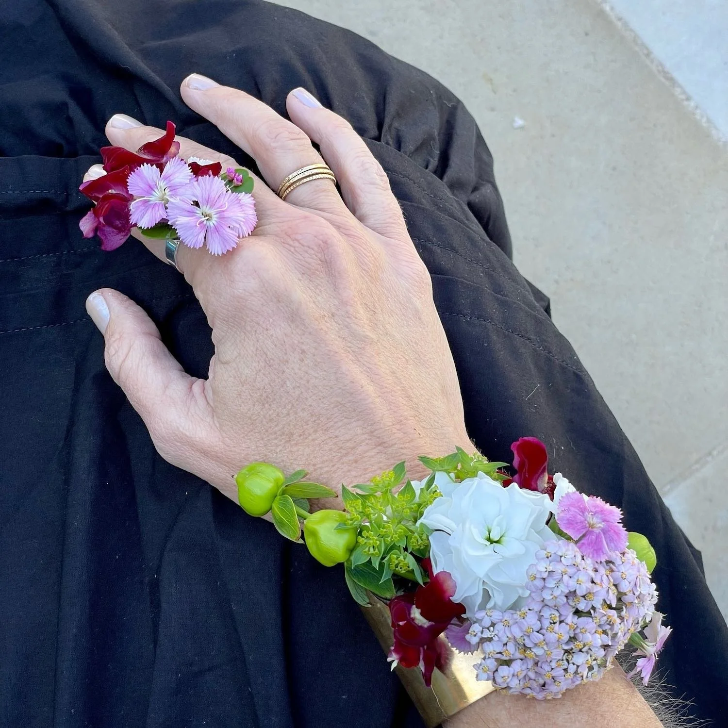 Snapdragon Cuff and Ring.