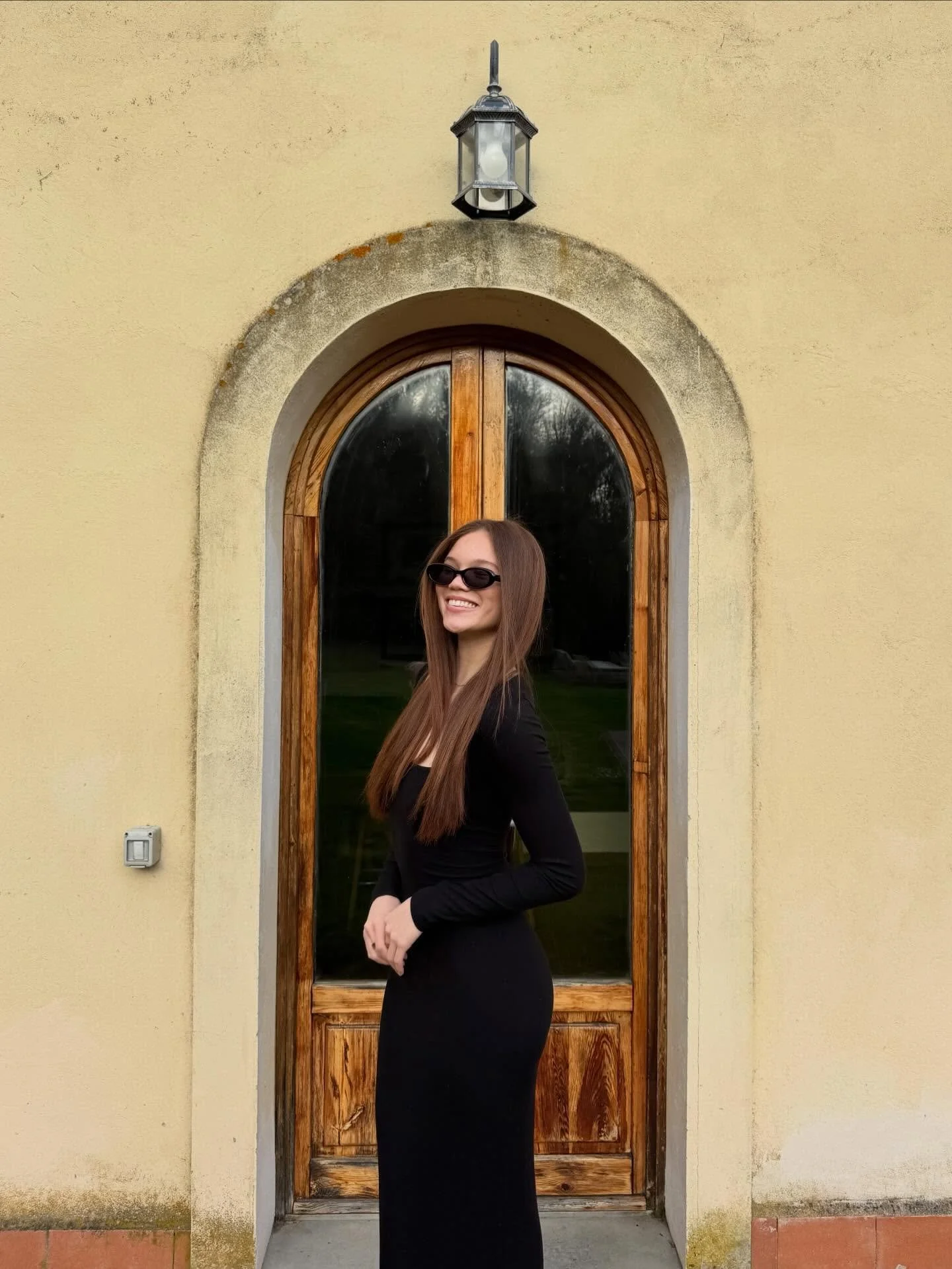 black cat &amp; golden retriever frolicking somewhere in the tuscan countryside🍋🐈&zwj;⬛