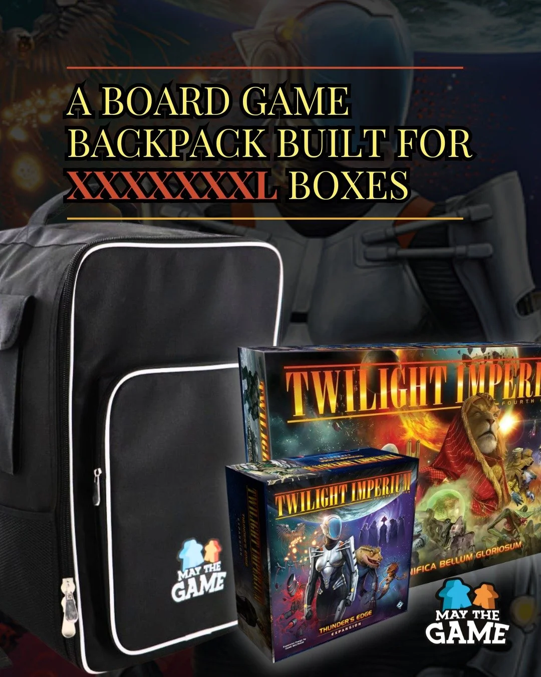 A backpack worthy of the Galactic Council. Ready your fleets. 

#TwilightImperium #ti4