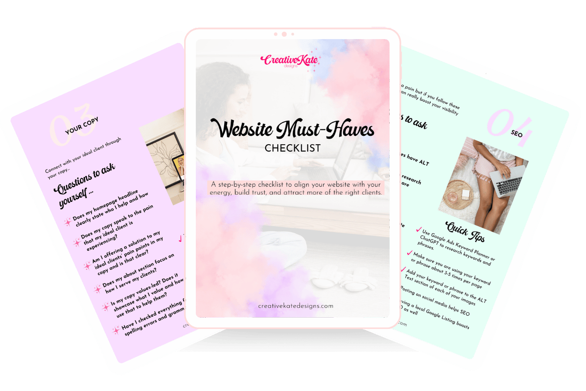 Image Collection of Website Must Haves Checklist