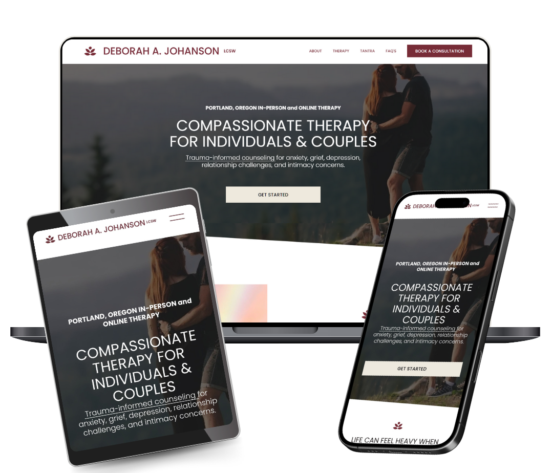 Deborah Johanson Custom Website Design