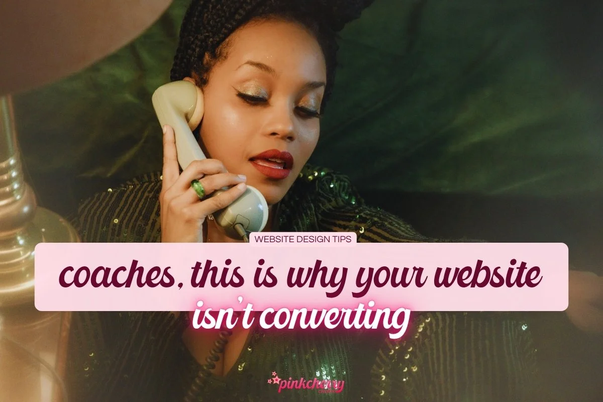 Why your coaching website isn't converting