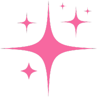Pink starburst with smaller pink star shapes