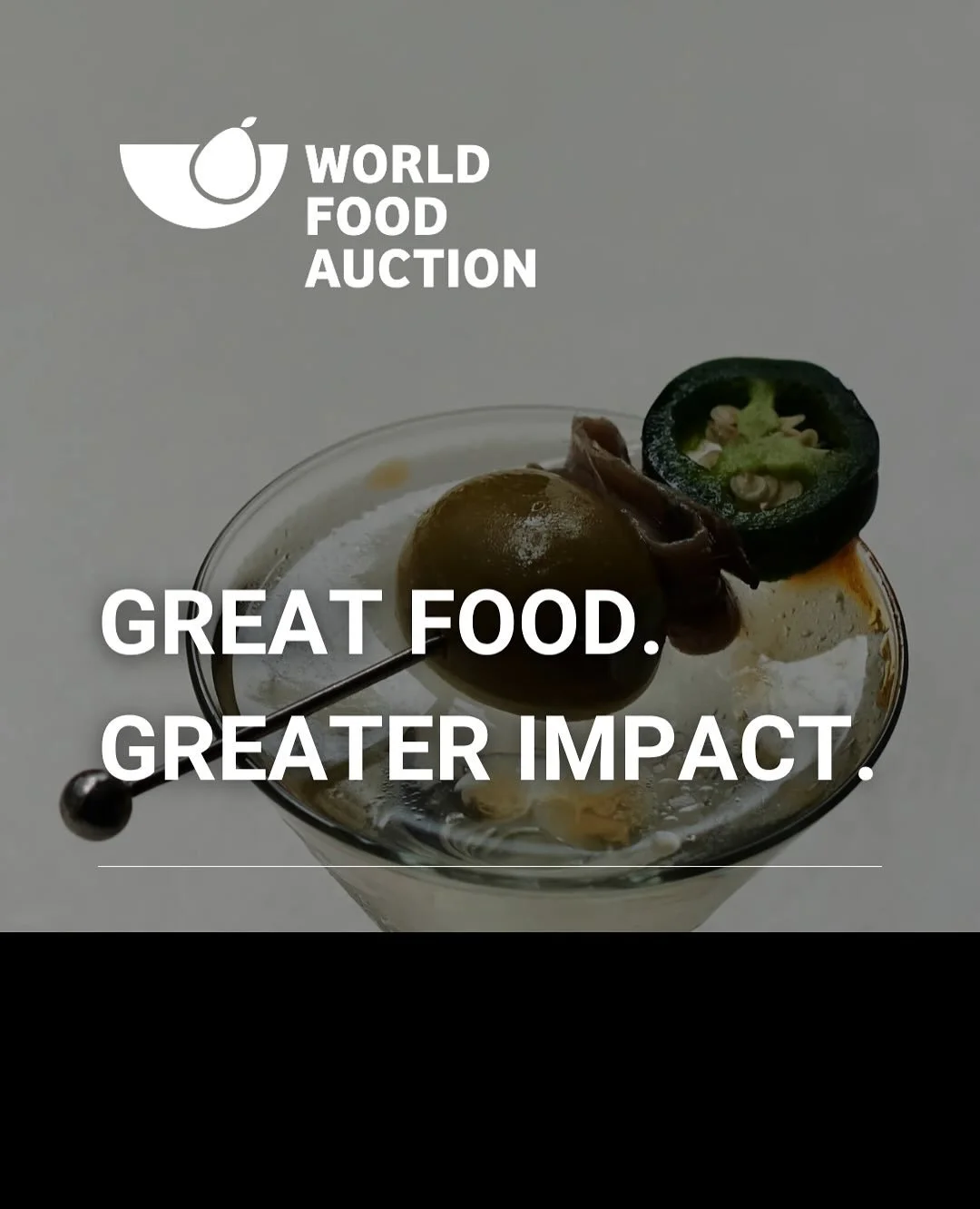 4 DAYS TO GO π
We’re taking part in the inaugural World Food Auction, a fundraising campaign to raise much needed funds for food related charities. Our own auction is live now offering you the chance to win ‘One of two experiences at Rit