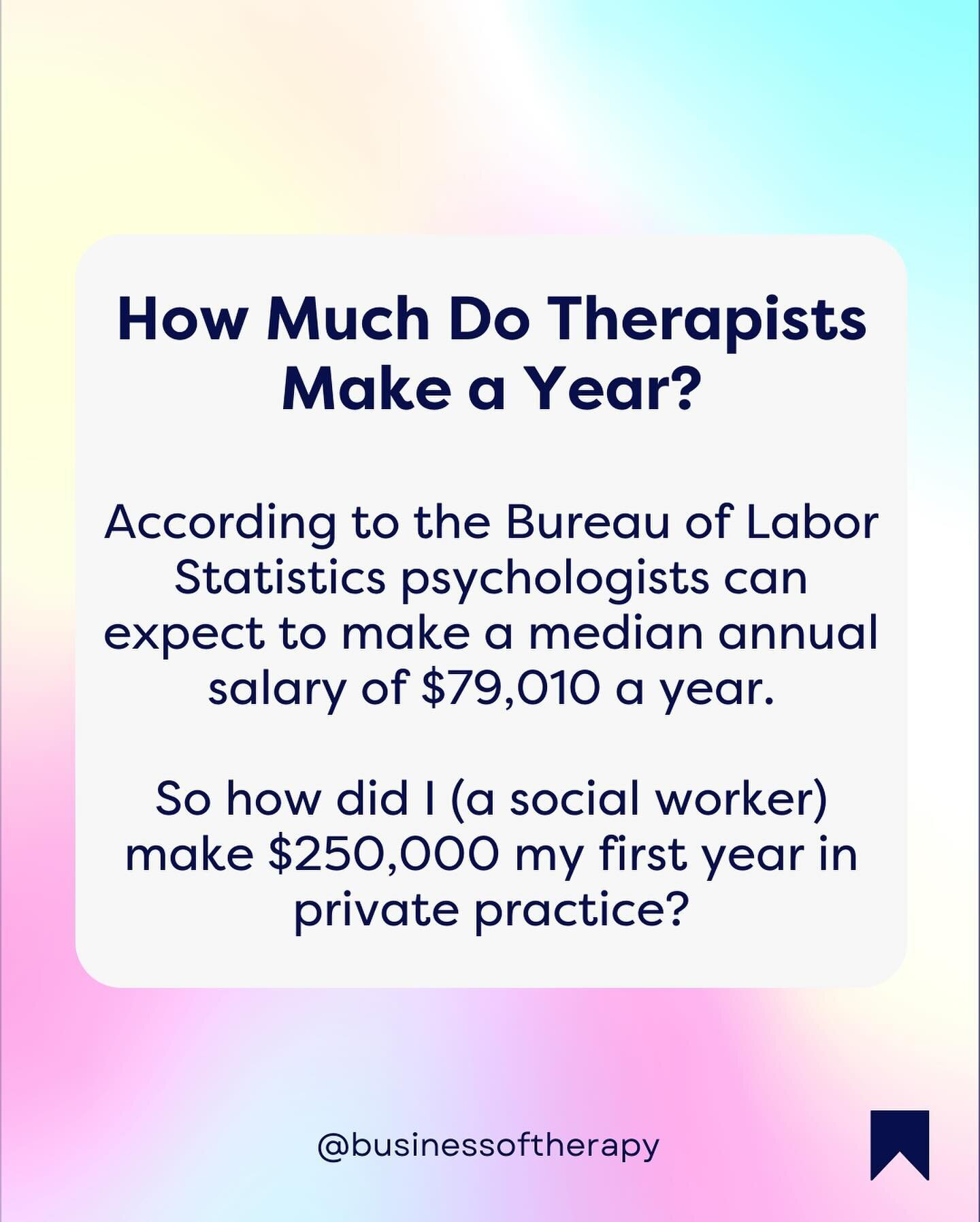 Are you tired of feeling undervalued and underpaid for your hard work? It's time to take control of your income and build the private practice of your dreams.

Did you know that the average psychologist earns around $79,010 annually? But with a few s