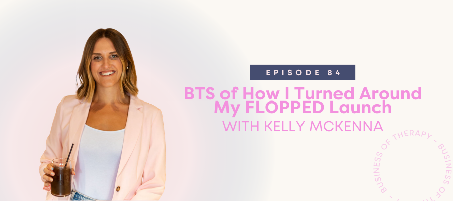 Header graphic for BTS of How I Turned Around My FLOPPED Launch [episode 84]
