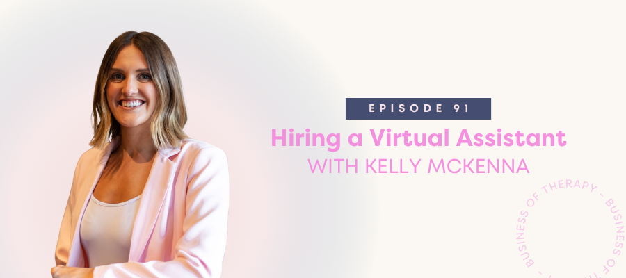 Header graphic for Hiring a Virtual Assistant [episode 91]