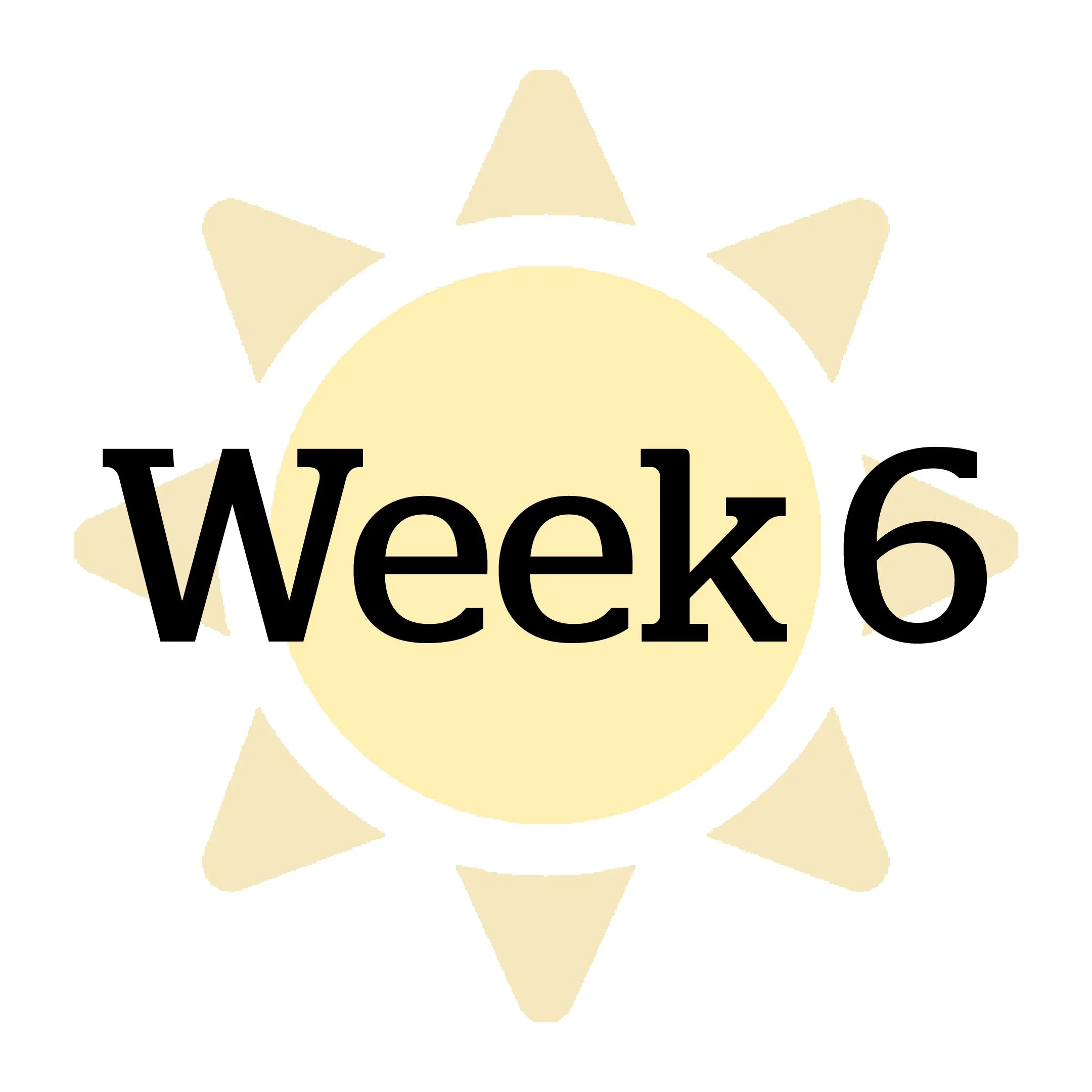 Week 6: July 20-24