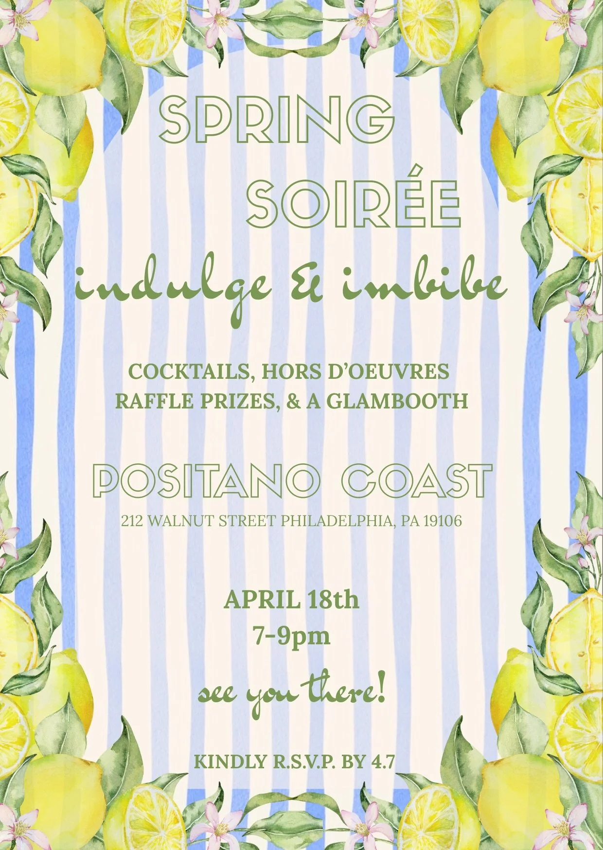 Spring Soirée at Positano Coast