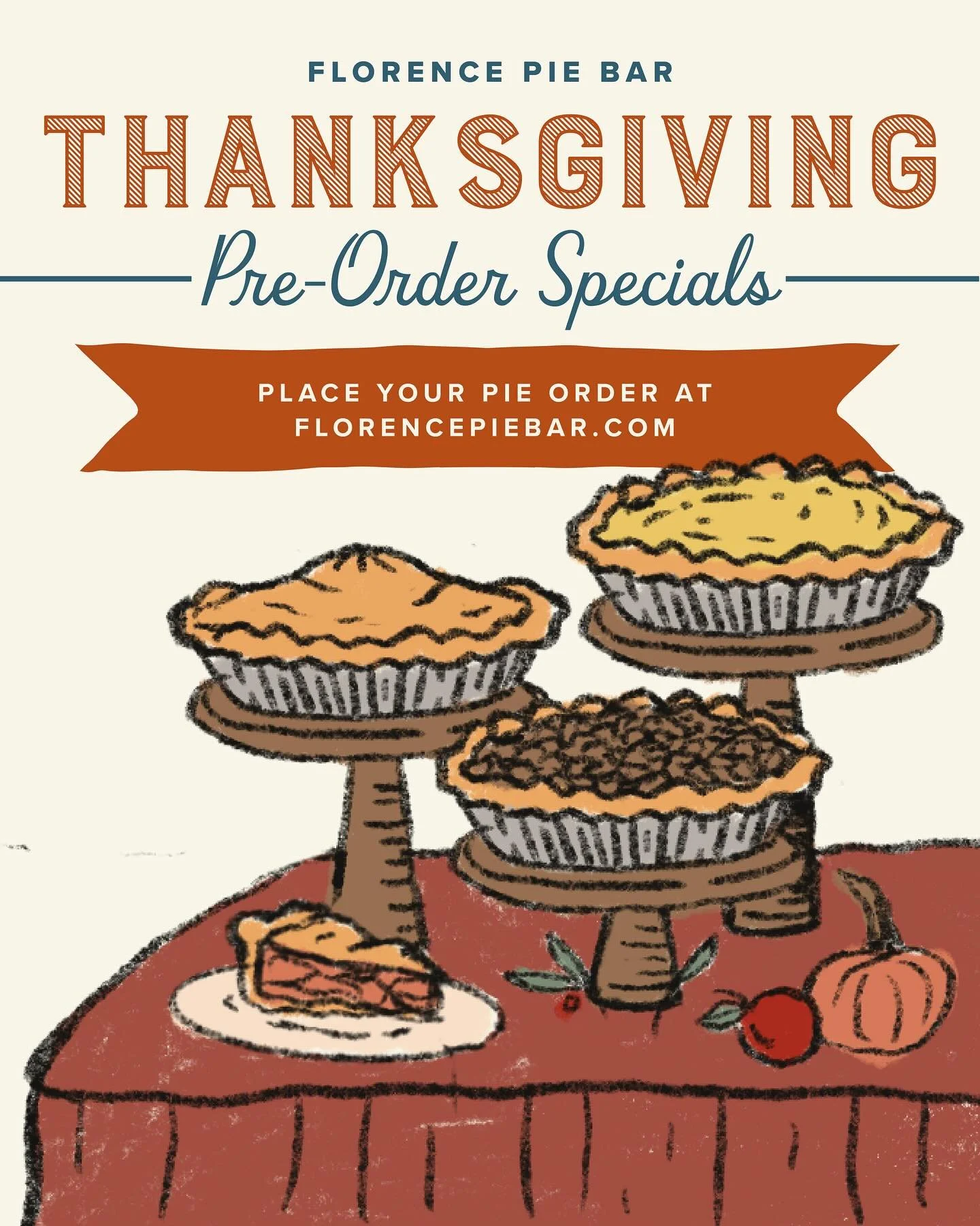 It&rsquo;s that time of year again, folks&mdash;Thanksgiving Pre-Orders are officially OPEN!! 🦃🥧
&bull;
This year we&rsquo;re introducing something new&mdash;pumpkin chocolate chip mini muffins! The perfect treat to add to your table. Just pop them