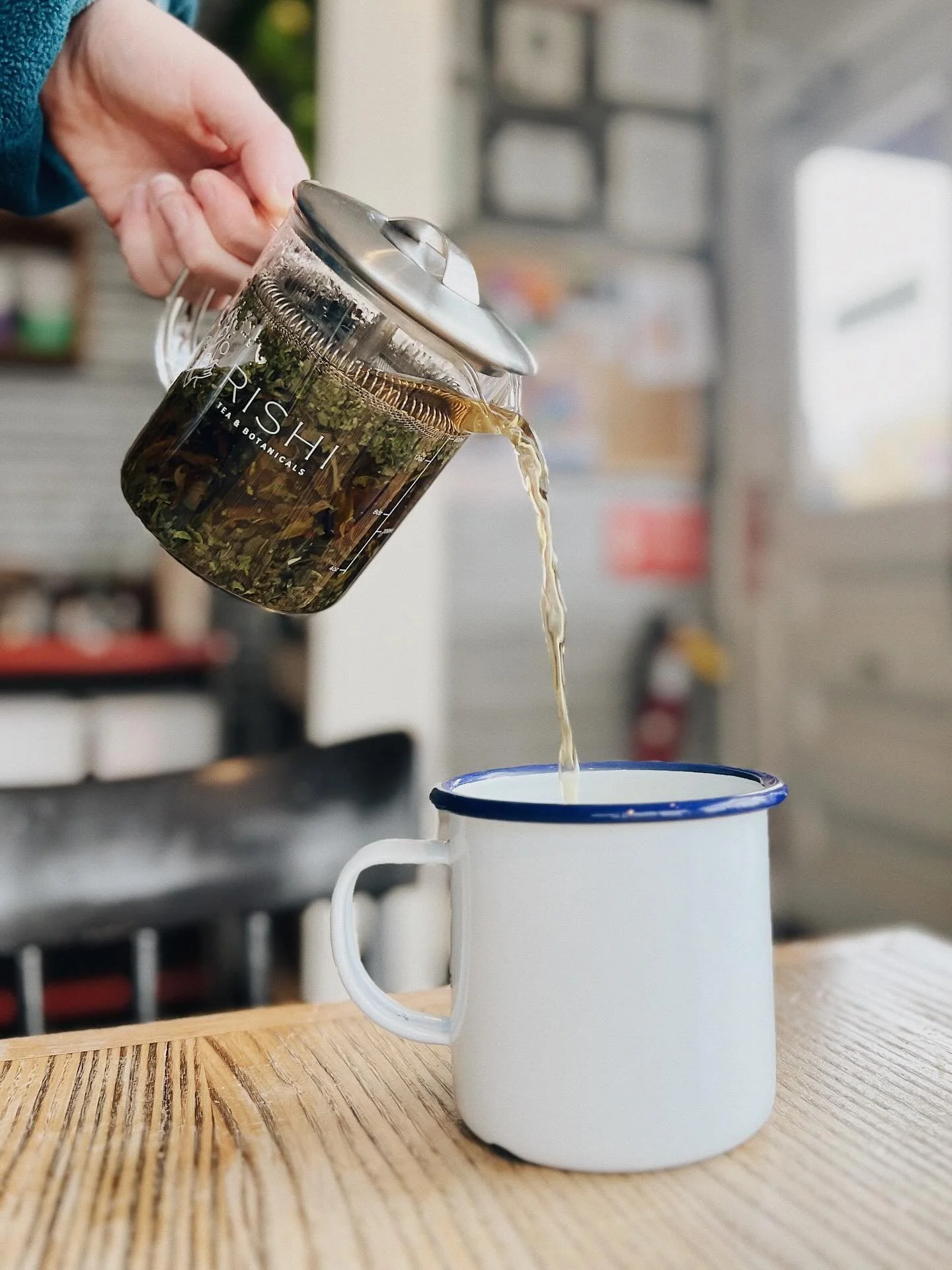 Have you tried our Moroccan Mint Tea yet?
&bull;
This simple, classic blend of Chinese Gunpowder green tea and mint is part of our hot tea menu, which has some exciting changes coming! 👀
&bull;
Stay tuned!