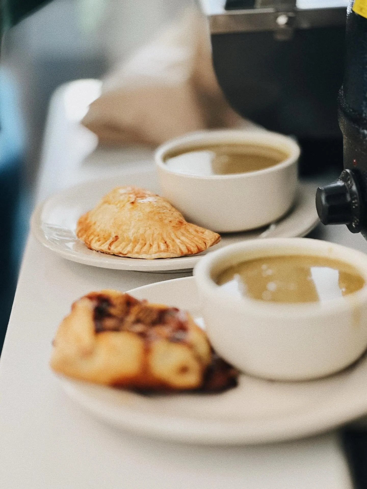 Soup with a side of something savory? Perfect lunch combo on these cold wintry days.
&bull;
Heading into week two of this sweet pie menu&mdash;make sure to give these pies a try!