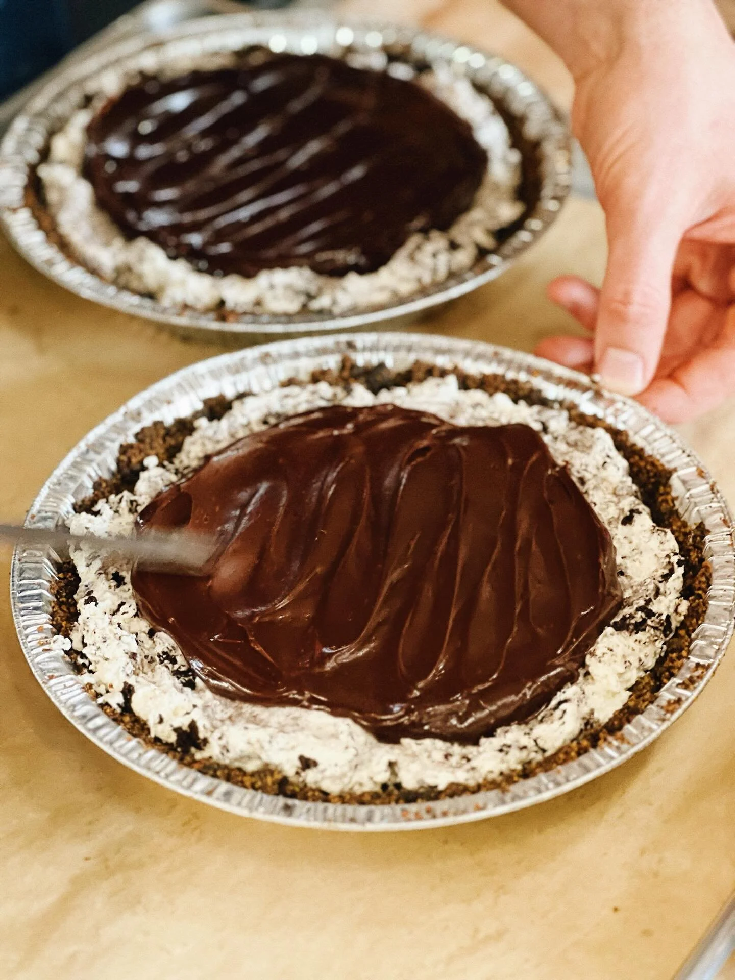 Cookies and Cream, anyone?
&bull;
Normal hours tomorrow, as of now. Enjoy this snowy little evening ❄️