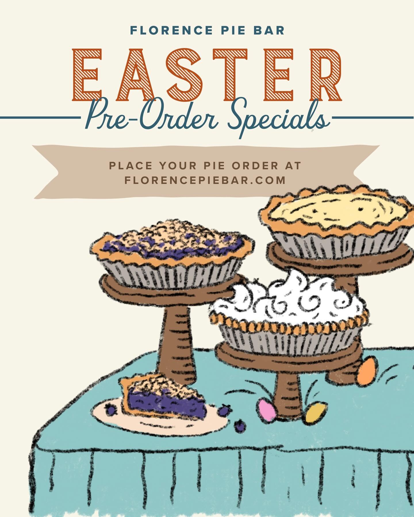 Easter Pre Orders are here! 🥚🐰🥕
&bull;
Head to the link in our bio to place your order!! Orders will close Thursday 4/2!