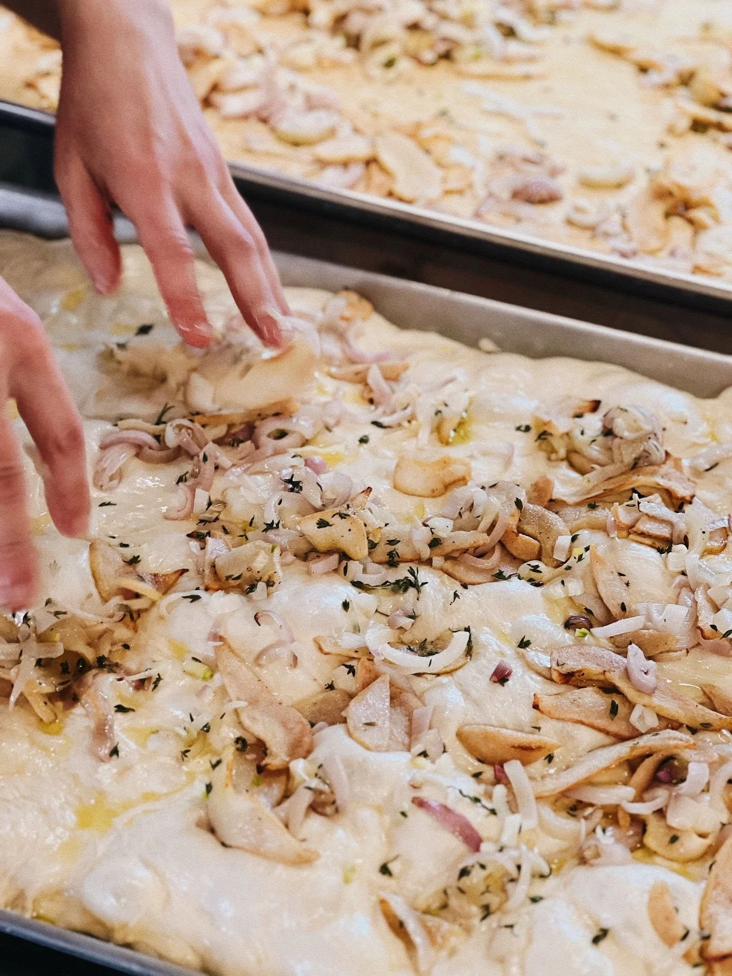 Who&rsquo;s excited for focaccia Friday?!! We are!!! 🤩
We&rsquo;ll have 2 flavors for you:

Olive oil + sea salt 🧂 
Roasted carrot, dill, &amp; goat cheese 🥕 

We&rsquo;ll be here 8-6, focaccia will be available until we sell out!