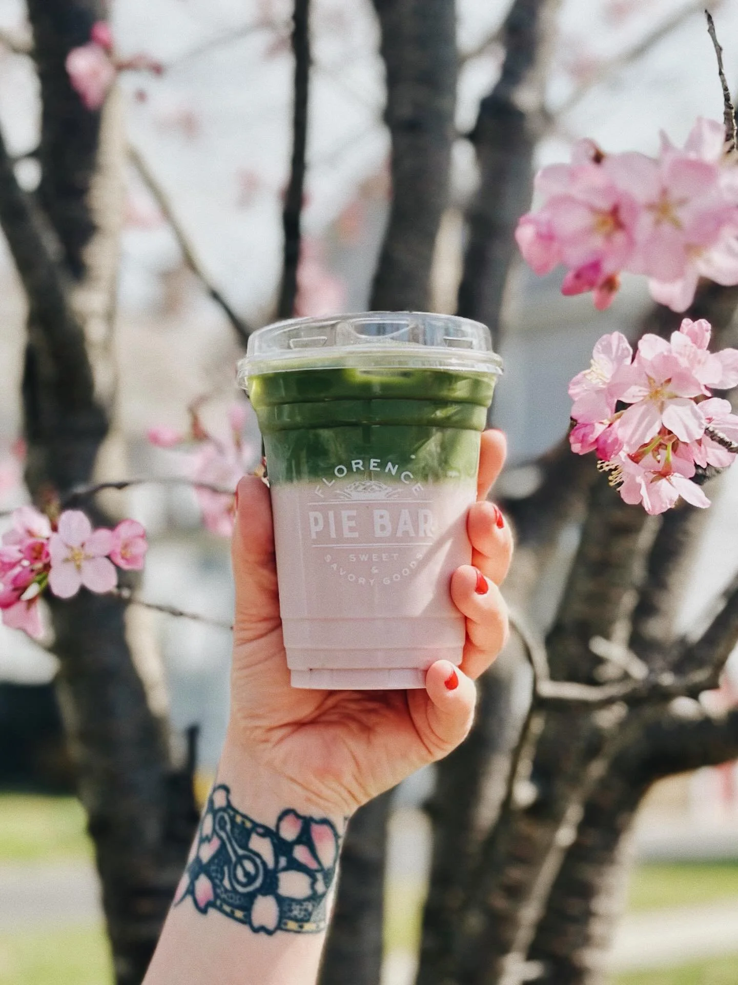 WOW okay gorgeous day all around. If you didn&rsquo;t seize the day and grab a Cherry Cardamom Matcha, that&rsquo;s okay! There&rsquo;s always tomorrow 🍵🌸